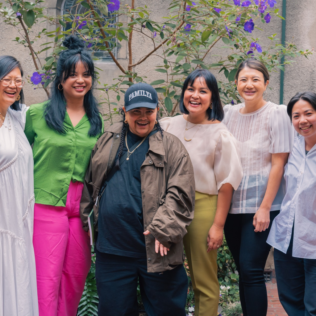 Editorial and Design team with Mojo Ruiz de Luzuriaga for The Calamansi Story: Filipino Migrants in Australia by The Entree.Pinays Credit: Jake Gelvezon of Lente by JVG